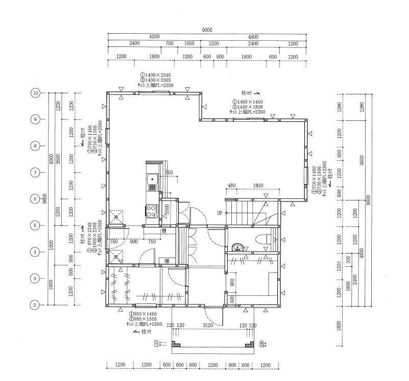 Замер фасадов на объекте